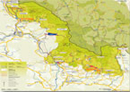 Übersichtskarte Nationalpark Bayerischer Wald 